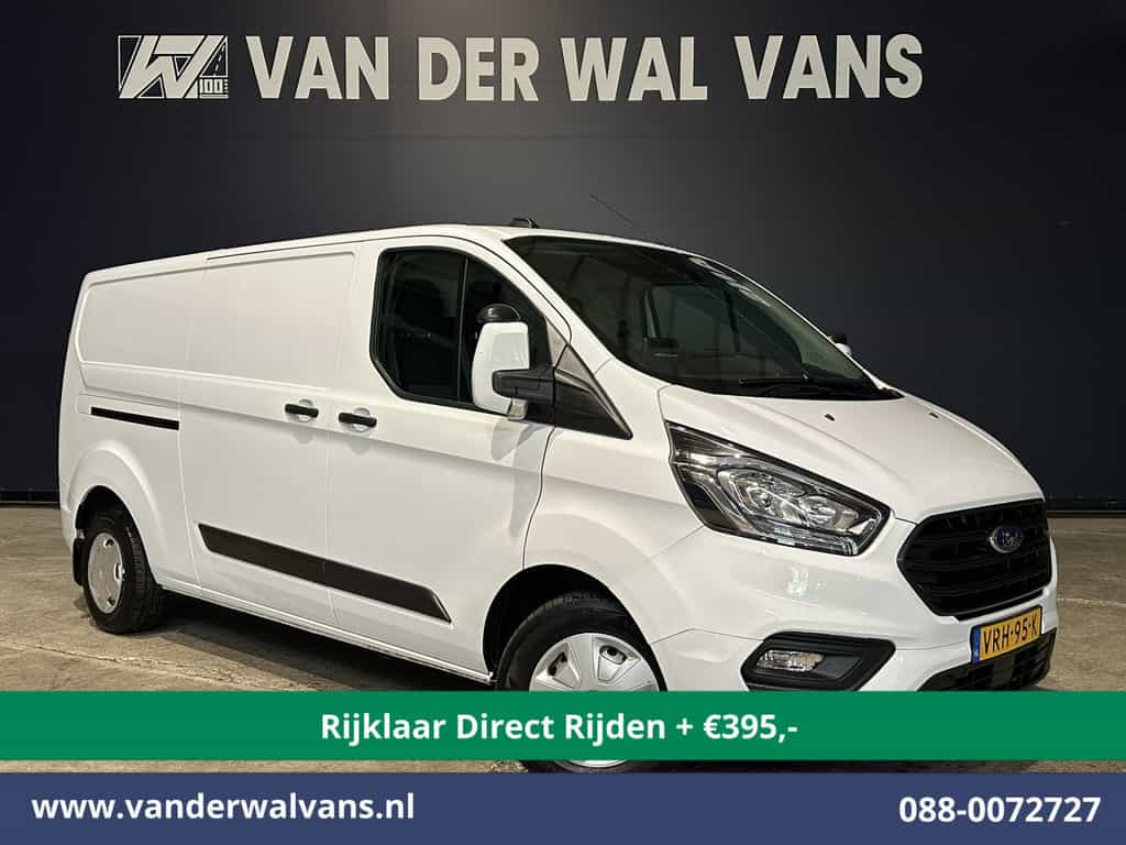 Ford Transit Custom 2.0 TDCI 130pk L2H1 *Rijklaar Direct Rijden* Euro6 Airco | Camera | LED | Cruisecontrol | Stoelverwarming Verwarmde voorruit, Parkeersensoren, Bijrijdersbank, 2800kg trekvermogen