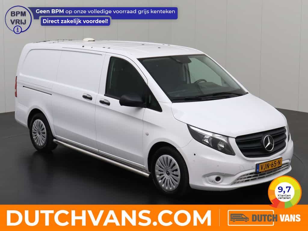 Mercedes-Benz Vito 116CDI 9G-Tronic Automaat Lang | 2xSchuifdeur | Navigatie | Airco | Cruise | Trekhaak | Betimmering