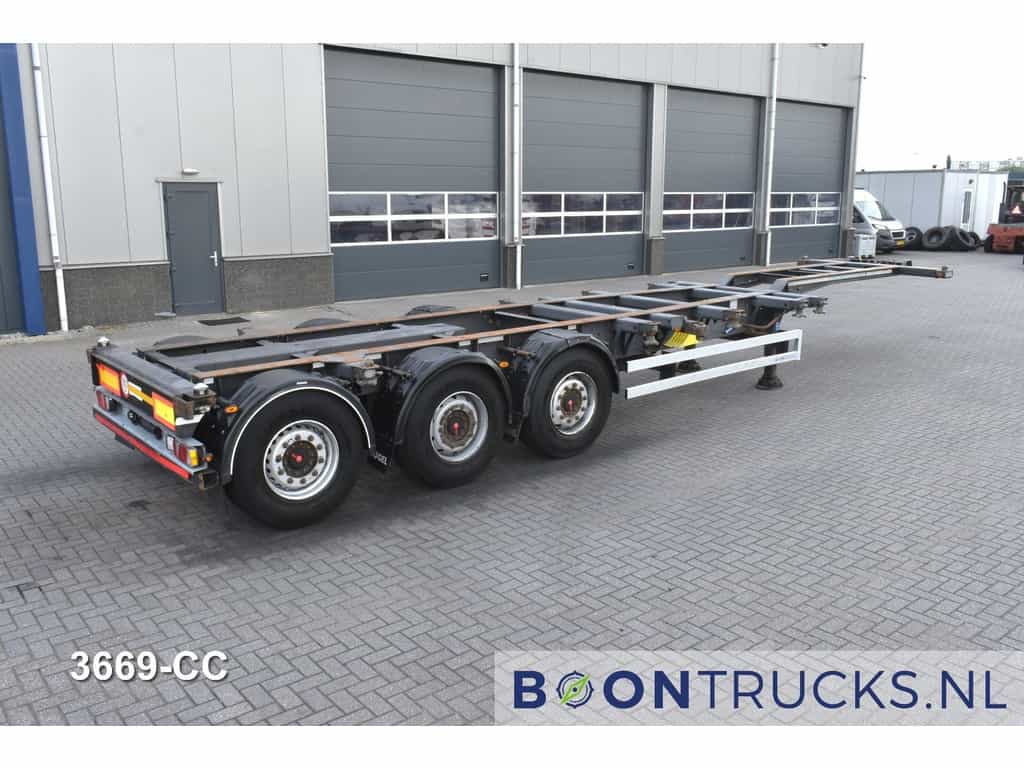Kögel PORT 40 SIMPLEX 20 2x20-30-40ft HC * LIFT AXLE *  SAF / DISC * EXTENDABLE REAR