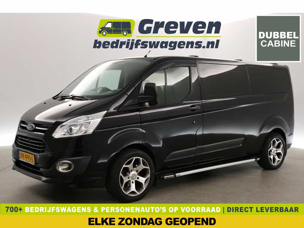 Ford Transit Custom 290 2.2 TDCI L2H1 | MARGE! | Dubbele Cabine | 6 Persoons | APK tot 04-2026 | Airco Cruise Elektrpakket 18''LMV