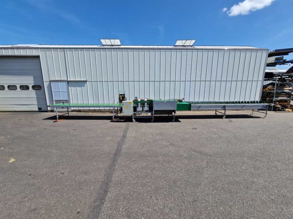 Bercomex SOBB-SL5-DD bloemenboslijn met 2 CRM bindmachines en verzamelband