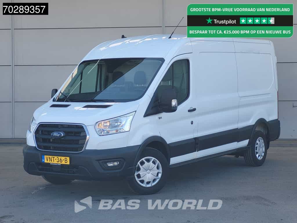 Ford Transit 130pk L3H2 Trekhaak Navi Airco Cruise Camera Parkeersensoren Euro6 L3 12m3 Airco Trekhaak Cruise control