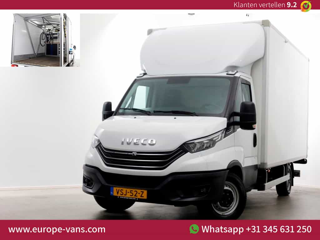 Iveco Daily 35S16 160pk HiMatic Automaat Bakwagen met laadklep Mobiele fietswerkplaats  10-2022