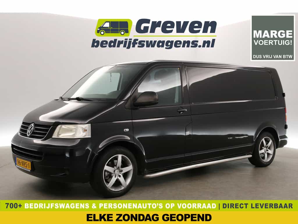 Volkswagen Transporter 2.5 TDI Trendline L2H1 | APK tot 02-2026 | MARGE! | Airco Trekhaak Sidebars 17"LMV
