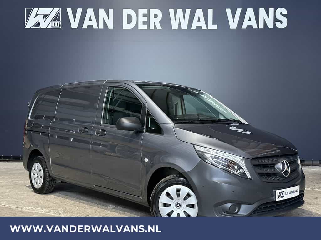 Mercedes-Benz Vito 114 CDI 136pk L1H1 Compact Euro6 Airco | Camera | Navigatie | LED | Cruisecontrol | Trekhaak Stoelverwarming, Parkeersensoren, Bijrijdersbank