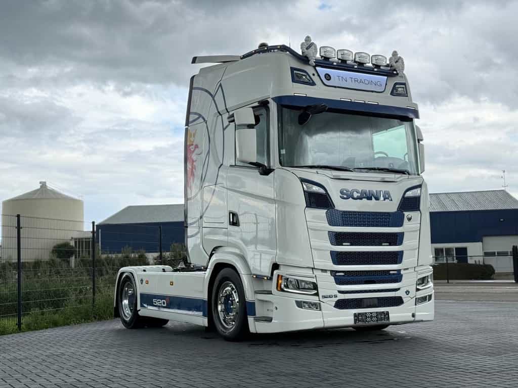 Scania 520S V8 NGS FULL AIR, LEATHER, ALCOA, HYDRAULIC, KIPPER, TOP.