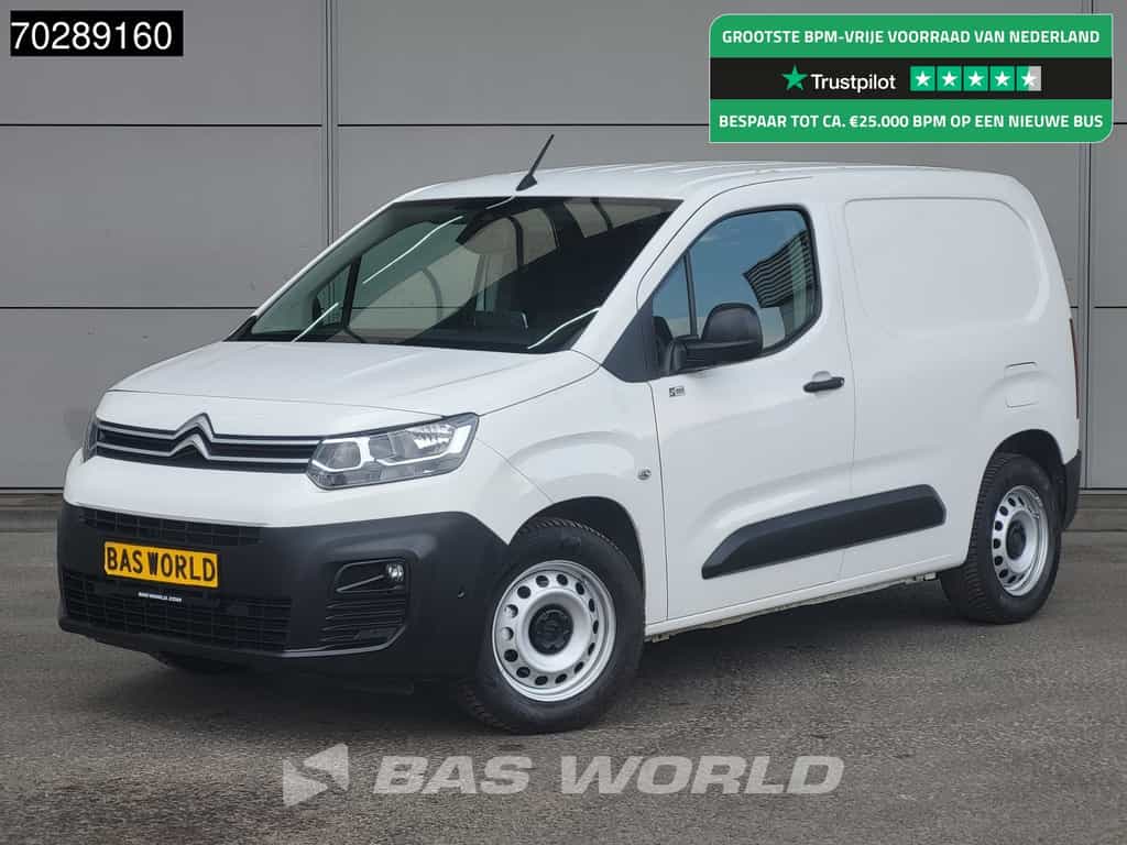 Citroën Berlingo 110Pk L1H1 Benzine Emissievrije Euro6 Automaat Navi Airco Cruise Parkeersensoren L1 3m3 Airco Cruise control