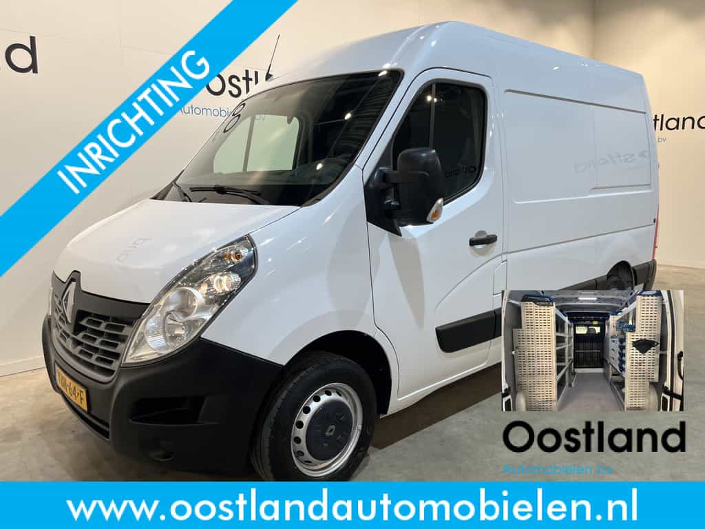 Renault Master 2.3 dCi L1H2 130 PK Servicebus / Sortimo Inrichting / Euro 6 / Airco / Cruise Control / PDC / Navigatie / 3-Zits