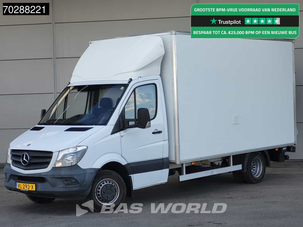 Mercedes Sprinter 516 CDI Laadklep Bakwagen Dubbellucht Airco Lat om Lat Meubelbak Koffer 19m3 Airco