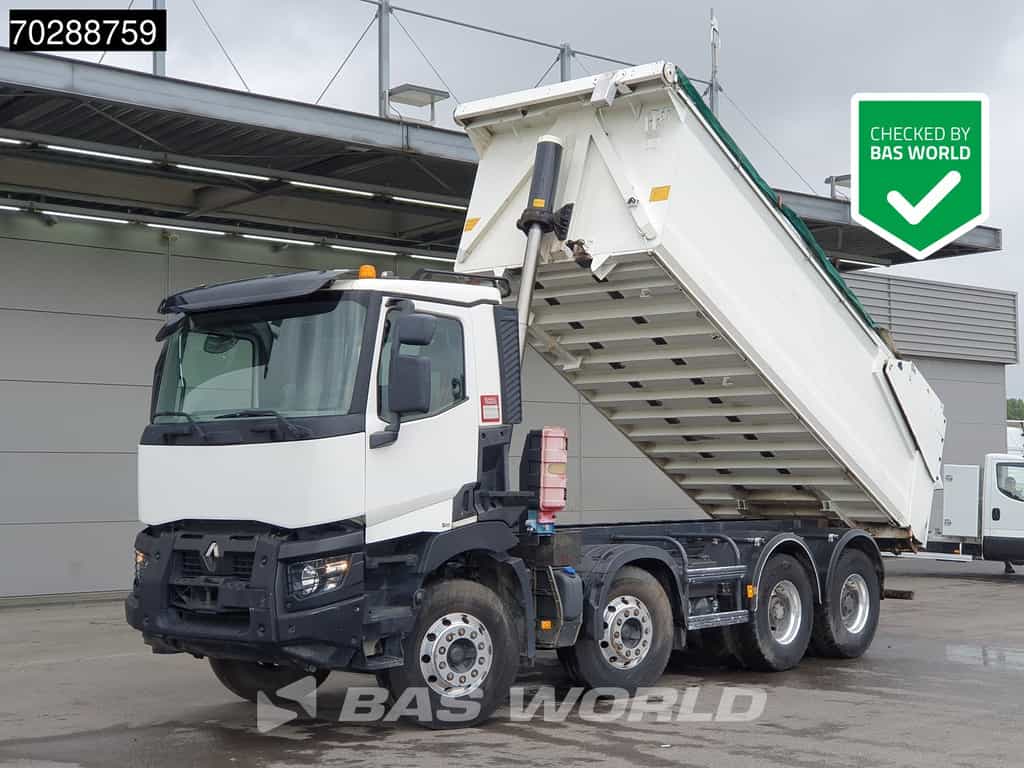 Renault C 430 8X4 18m3 Aluminium Tipper Big-Axle Steelsuspension Automatic Euro 6