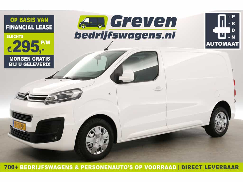 Citroën Jumpy 2.0 BlueHDI L2H1 Automaat 360 Camera Airco Carplay Cruise PDC 3 Persoons Elektrpakket