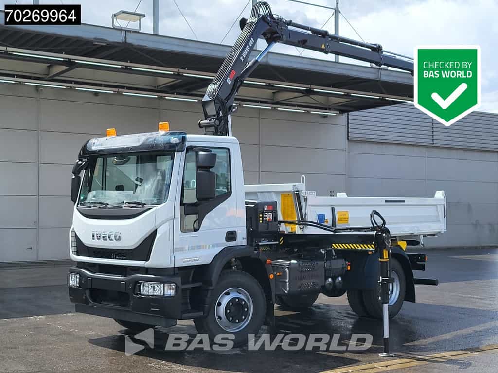 Iveco Eurocargo 160E280 4X2 Nieuw! Hiab XHIDUO092E-3 3-way Tipper ACC Euro 6