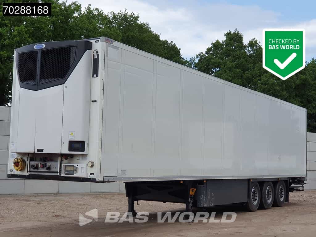 Schmitz Carrier 3 assen Doppelverdampfer Tailgate Palettenkasten Blumenbreit LBW ATP-FRC 89m3