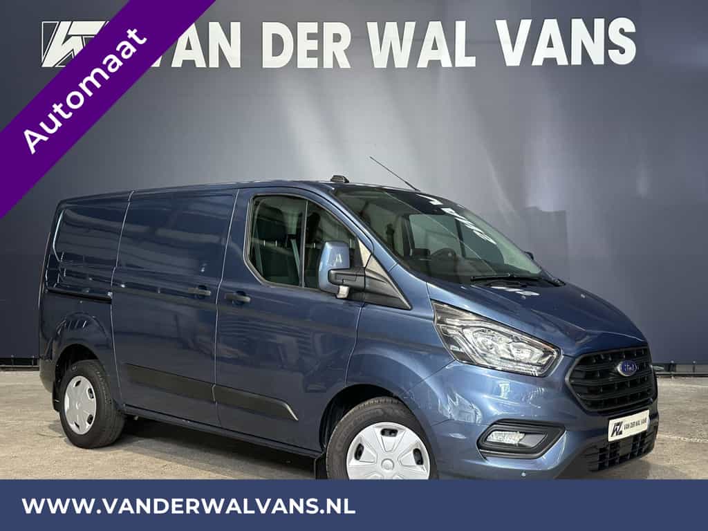 Ford Transit Custom 2.0 TDCI 131pk Automaat L1H1 Euro6 Airco | Camera | Navigatie | Cruisecontrol | Trekhaak | LED Verwarmde voorruit, Parkeersensoren, Bijrijdersbank