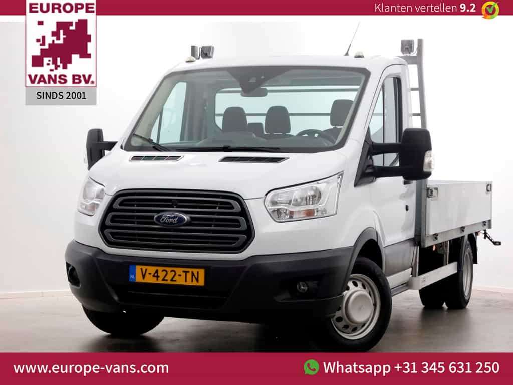 Ford Transit 350 2.0 TDCI 130pk E6 L2H1 Trend Open laadbak Dubbel Lucht Trekhaak 2800kg 11-2018