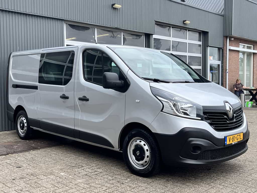 Renault Trafic 1.6 dCi T29 L2H1 DC Marge Btw / Bpm vrij Airco Cruise controle Navigatie 5 persoons Dubbele cabine Euro 5 Lang Verlengde wielbasis 1e eigenaar Ex overheid