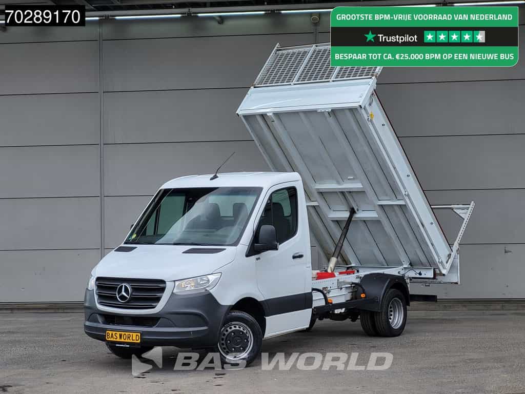 Mercedes Sprinter 519 CDI 3.0L V6 Kipper Dubbellucht 3,5t Trekhaak Cruise Euro6 Tipper Benne Kieper 2m3 Trekhaak Cruise control