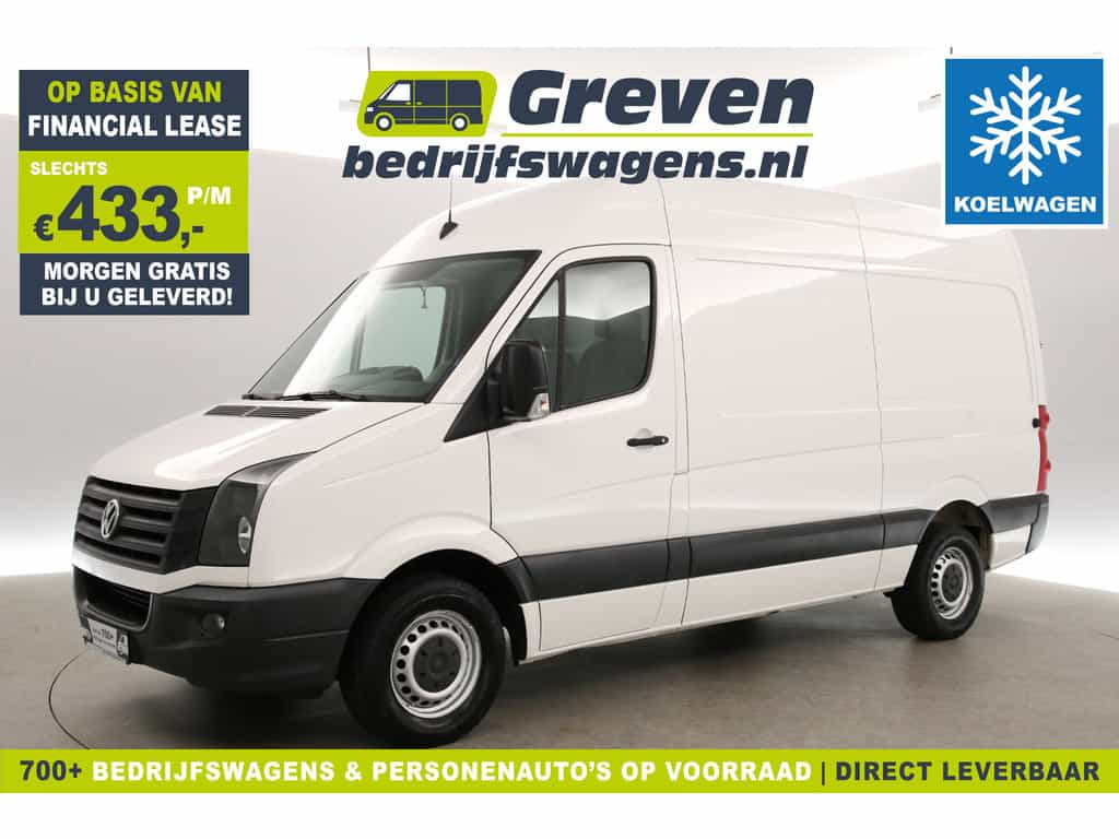 Volkswagen Crafter 2.0 TDI L2H2 | NACHTKOELING! | 140PK Koelwagen Airco Cruise Koelauto PDC 3 Persoons Elektrpakket