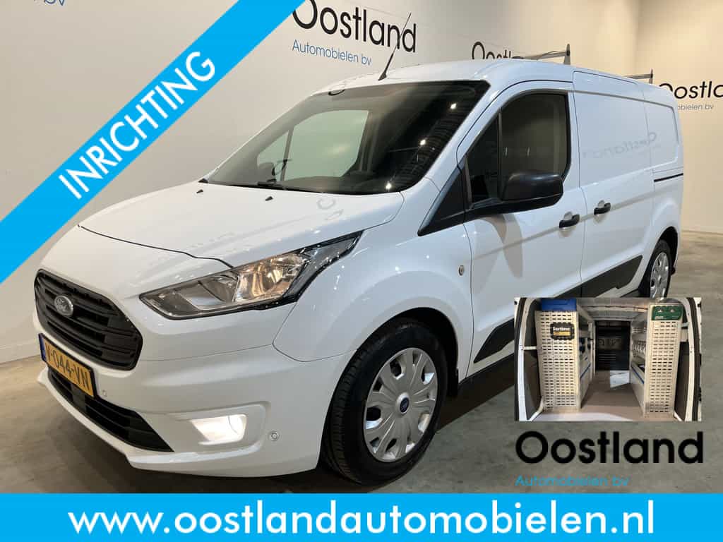 Ford Transit Connect 1.5 EcoBlue L2 Trend Servicebus / Sortimo Inrichting / Euro 6 / Schuifdeur L + R / Airco / Cruise Control / Camera / CarPlay / Navigatie / Trekhaak / 61.200 km !!