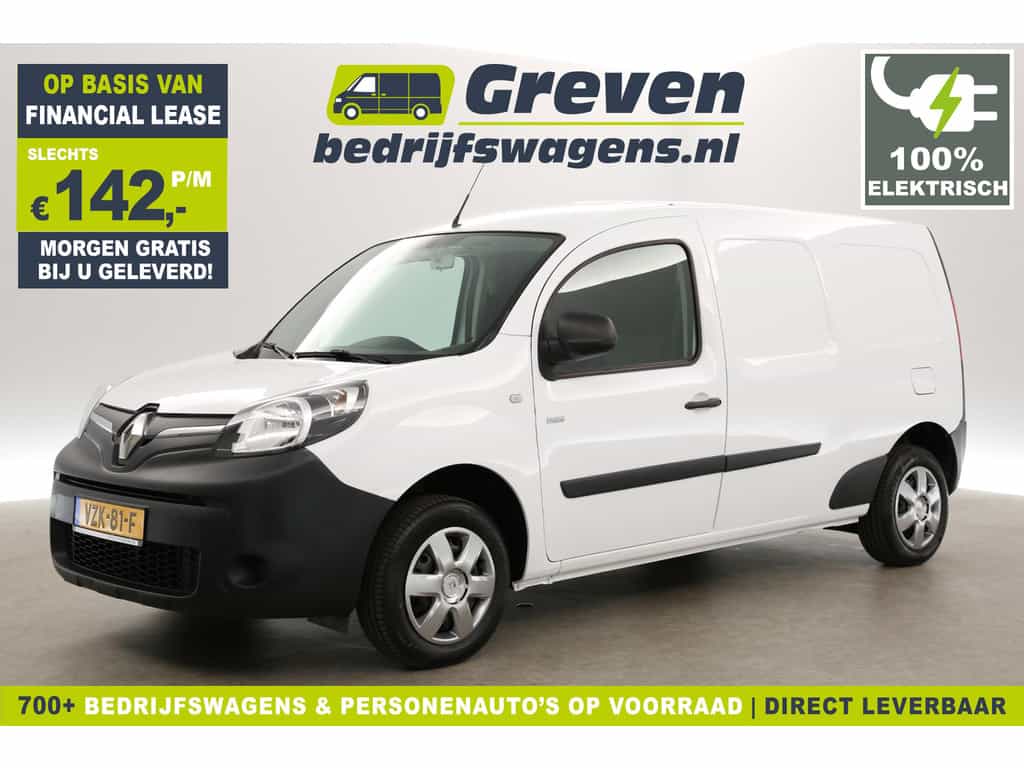 Renault Kangoo Z.E. Maxi Huur Accu L2H1 EMISSIEVRIJE ZONE | Automaat Airco Elektrpakket Schuifdeur