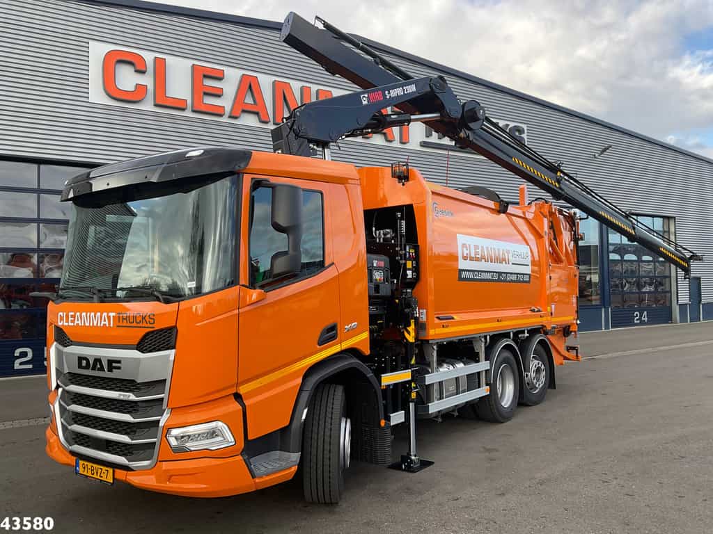 DAF FAN XD 340 Hiab 23 Tonmeter laadkraan + Welvaarts Weighing system