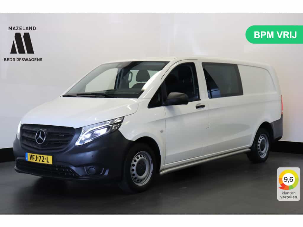 Mercedes-Benz Vito 114 CDI Automaat XL Dubbele Cabine - EURO 6 - Airco - Navi - Cruise - € 17.900,- Excl.