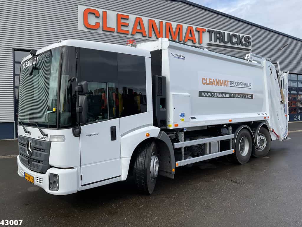 Mercedes-Benz Econic 2630 Euro 6 Terberg RosRoca 21m³ Welvaarts weegsysteem