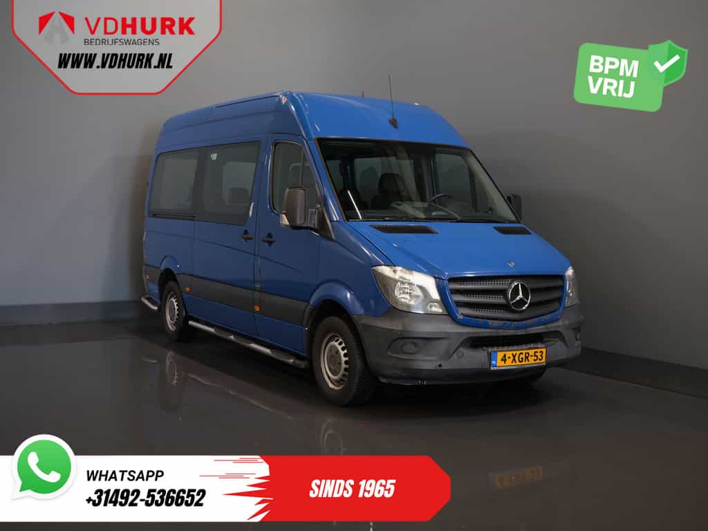 Mercedes-Benz Sprinter 213 2.2 CDI Aut. L2H2 €11.979,- Incl. BTW BPM VRIJ! EXPORT Rijdt Goed/ Combi/ 9 Persoons/ Kombi/ 9P/ Airco