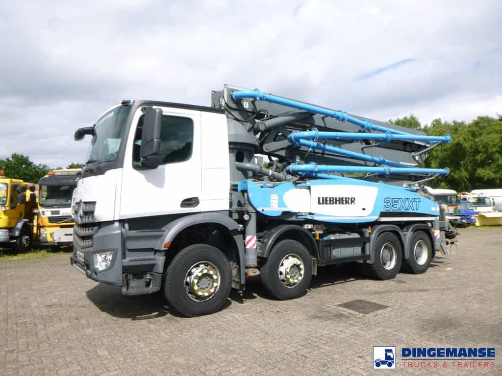 Mercedes Arocs 8x4 Liebherr 35 XXT concrete pump 35 m