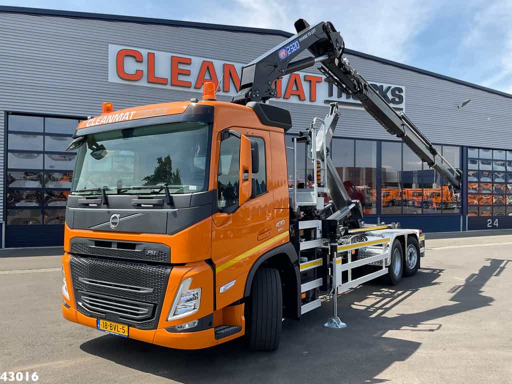 Volvo FM 430 HMF 23 Tonmeter laadkraan Welvaarts laadkraan weegsysteem