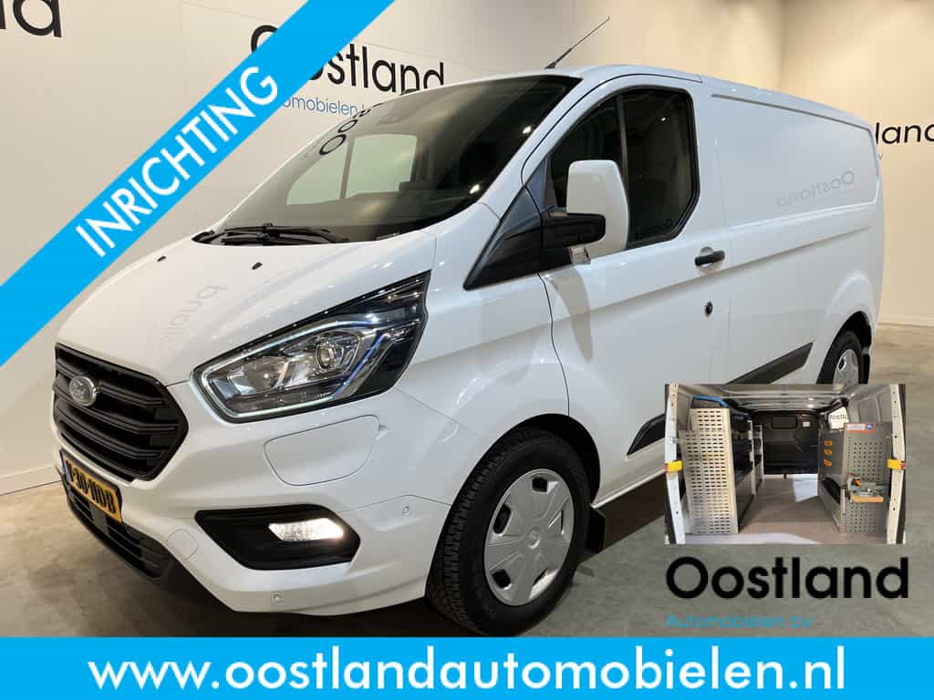 Ford Transit Custom 340 L1H1 PHEV Trend Automaat / Euro 6 / Servicebus / Sortimo Inrichting /  Airco / Cruise Control / Camera / CarPlay / 3-Zits / 30.000 KM !!
