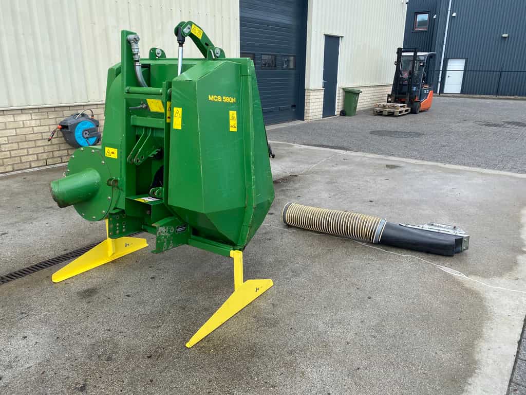 2008 John Deere MCS 580 H, Hoogkieper, Opvangbak + afzuiging