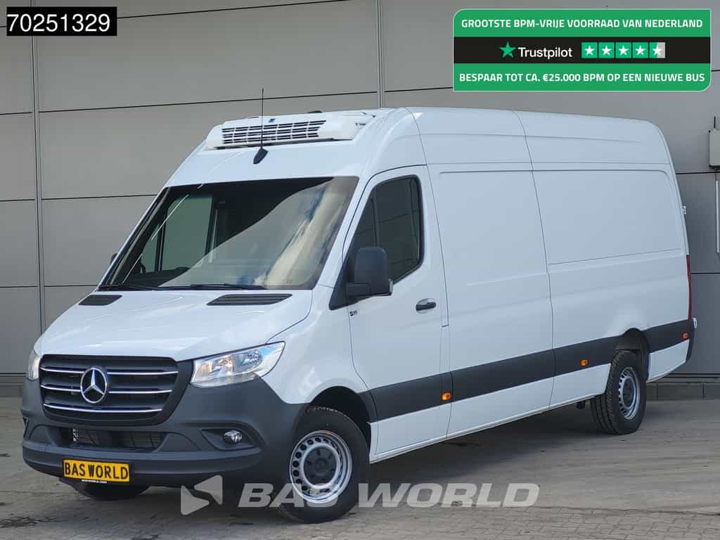Mercedes Sprinter 317 CDI Koelwagen L3H2 Thermo King V-200 MAX 230V Stekker Trekhaak Airco Cruise Camera Koeler Koel Kühlwagen 12m3 Airco Trekhaak Cruise control