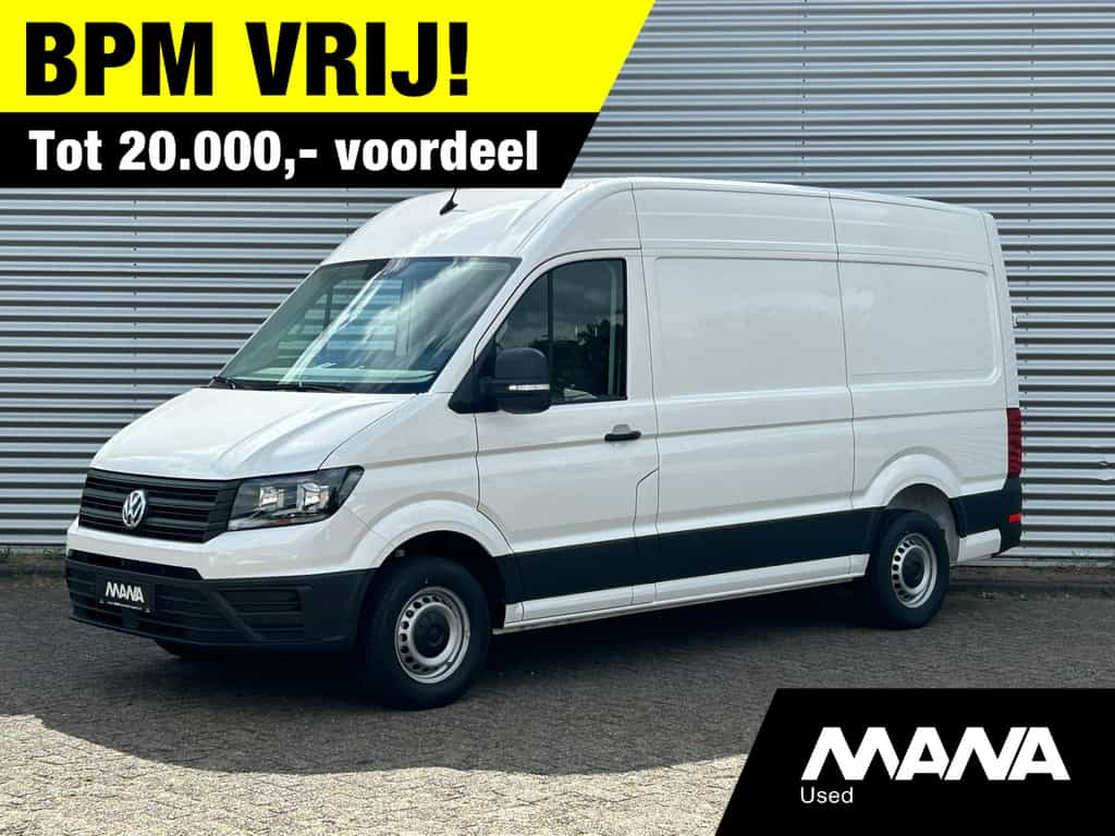Volkswagen Crafter 35 2.0TDI 140PK L3H3 Automaat Carplay Sensoren Airco Cruise