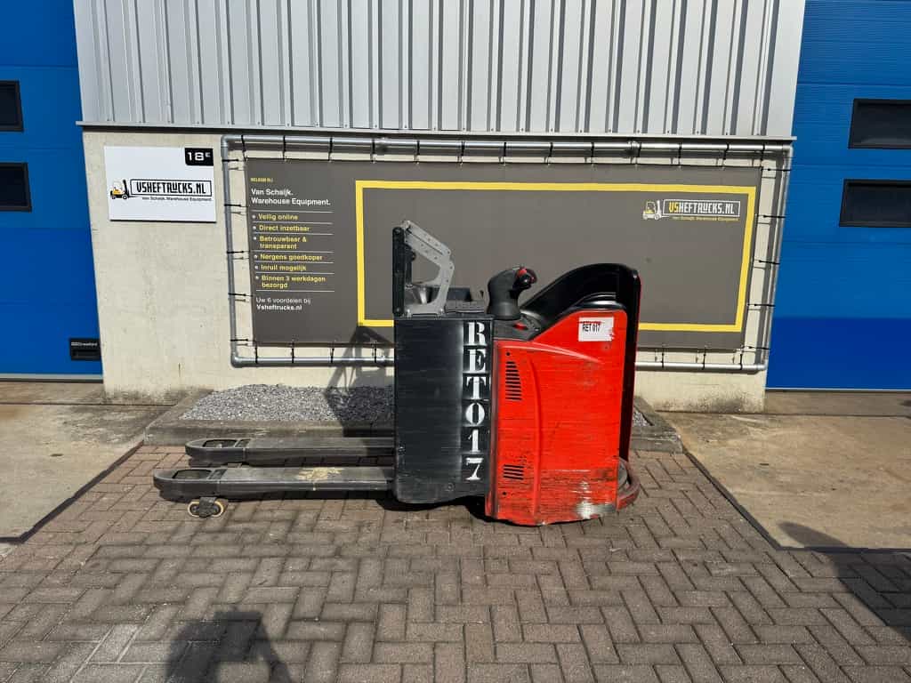 VS-22335 Elektrische meerijd palletwagen Linde T 20 SP bj2012