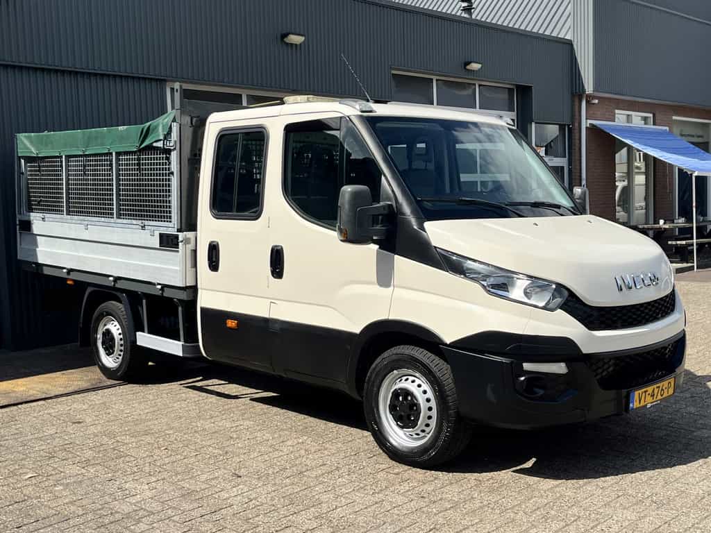 Iveco Daily 35S11D 2.3 345 7 persoons 3500kg trekgewicht Airco Euro 5 Pick-up Open laadbak Bakwagen 1e eiegenaar P-up