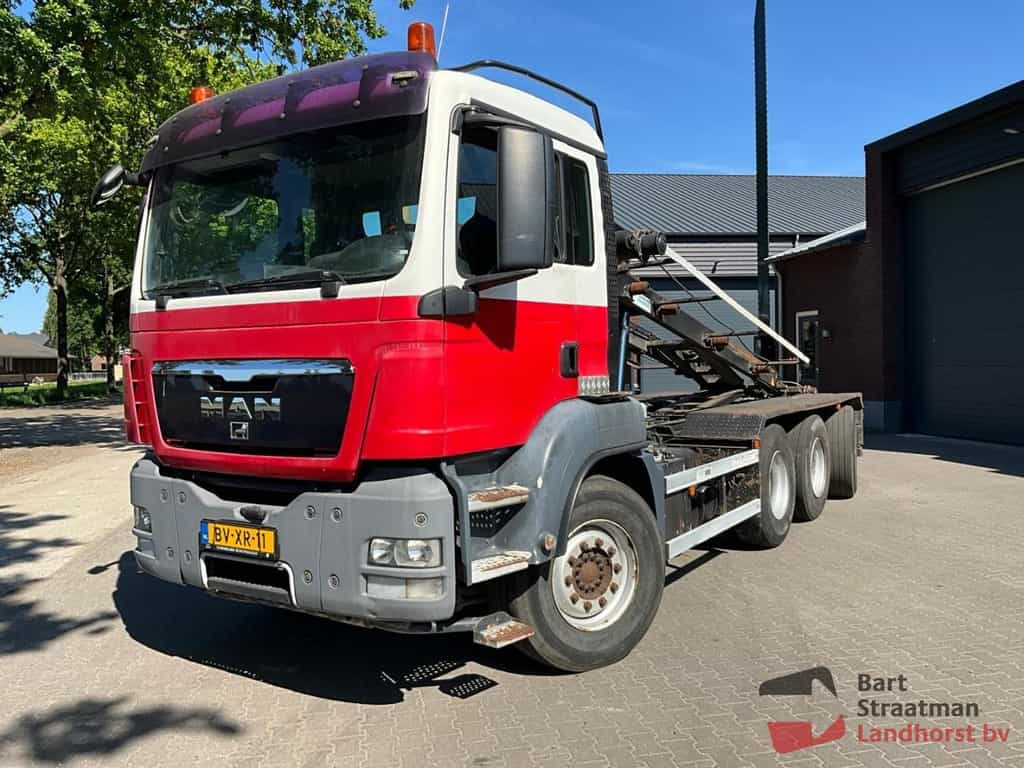 MAN TGS 35.360 8x4 Euro 4 Handgeschakeld met HTS 30 Ton kabelsysteem NIEUWE APK BS1408