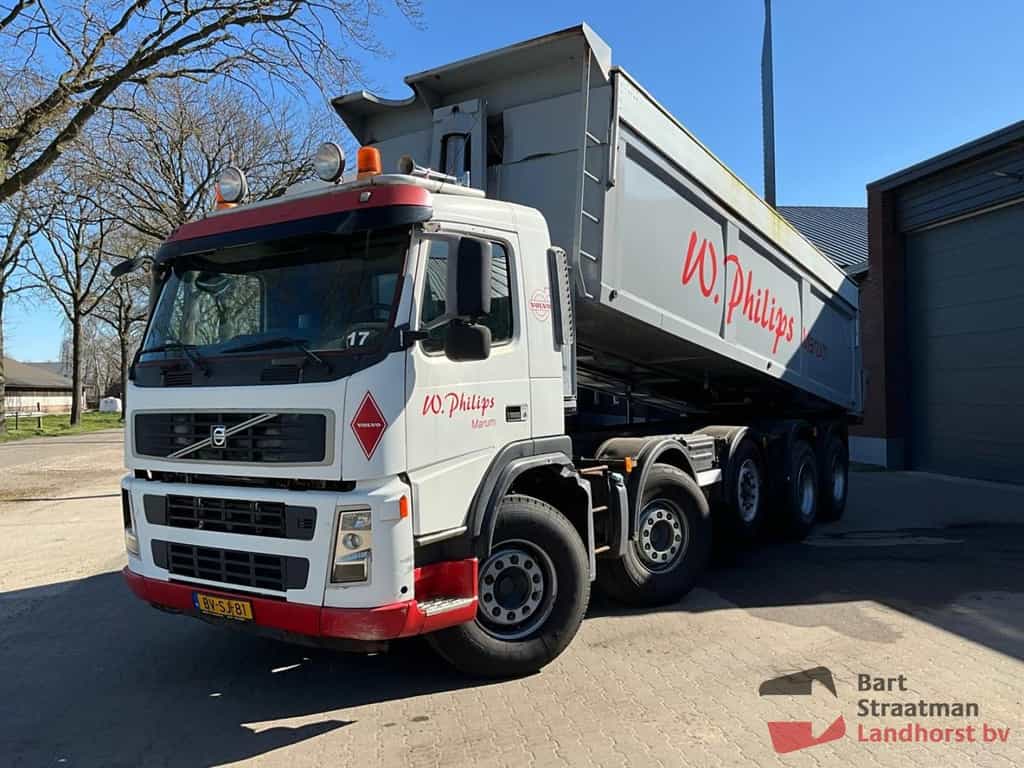 Volvo FM 480 10x4 Euro 5 Bladgeveerd met geisoleerde asfalt kipper BS1059