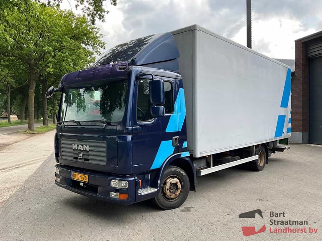 MAN TGL 8.180 4x2 Euro 4 Bakwagen gesloten laadbak met nieuwe APK BS1660