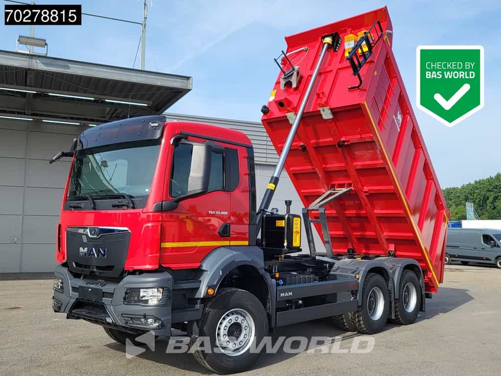 MAN TGS 33.400 6X4 NEW! 16m3 Wielton tipper Manual body heating Big-Axle Euro 5
