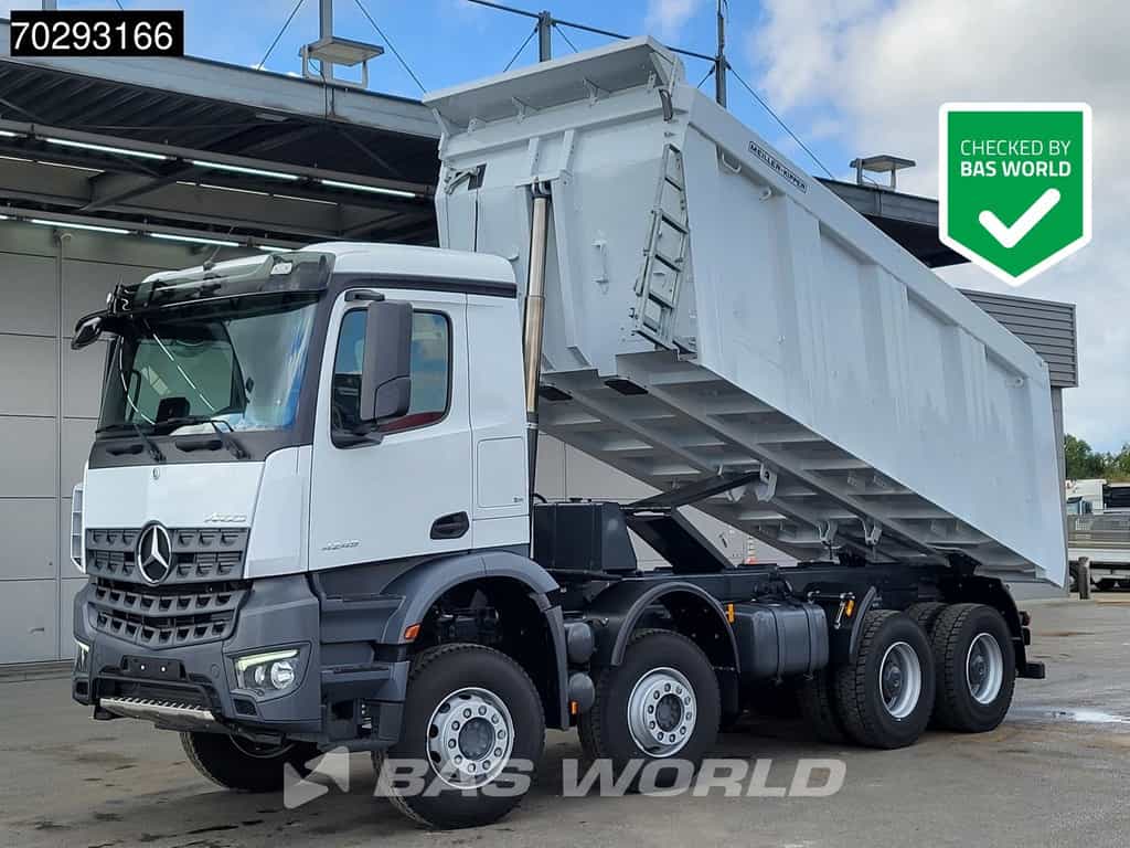 Mercedes Arocs 4245 8X4 New! 22m3 Meiller Kipper Big-Axle Steelsuspension Manual Euro 3