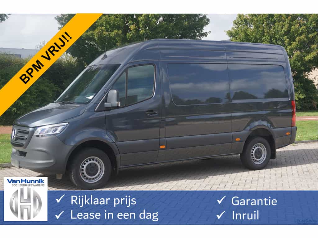 Mercedes-Benz Sprinter 317CDI Pro L2H2 BPM VRIJ!! 10.25" Mbux Cam, Gev. Stoel, 3.5T Trekgewicht, LED!! NR. A186*