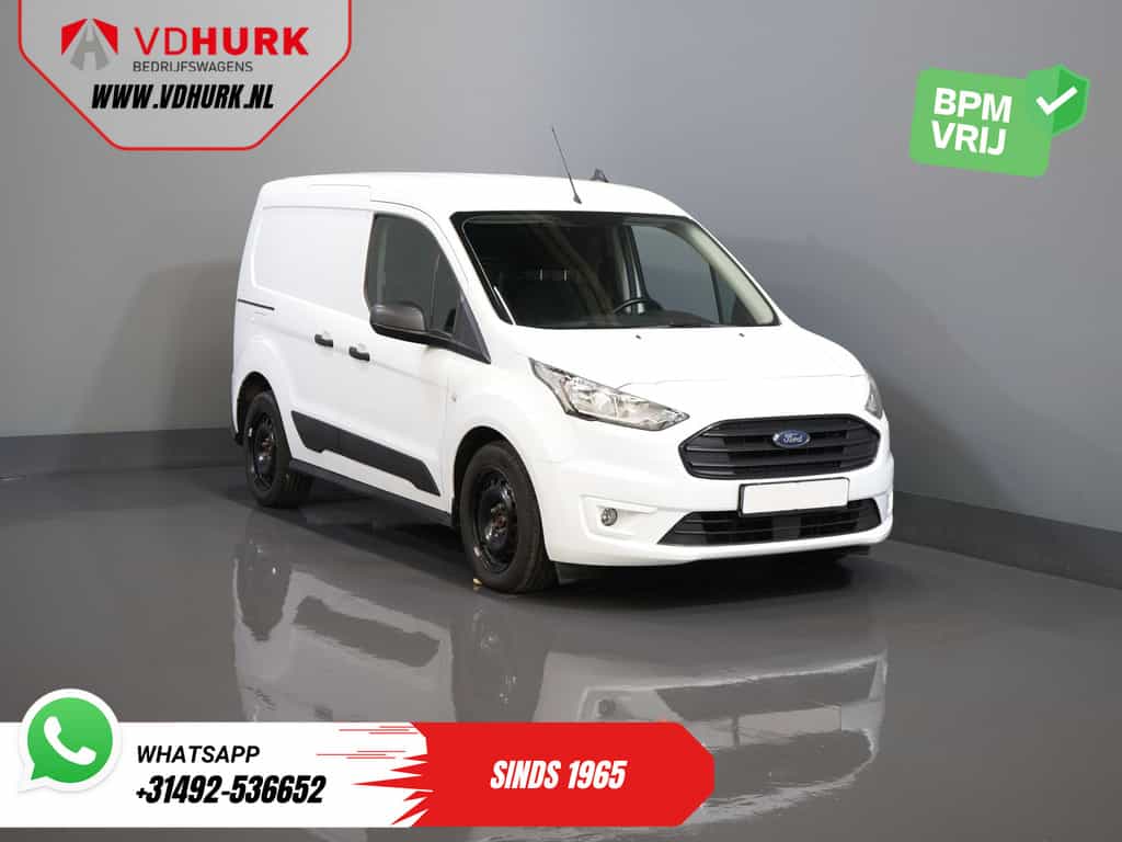 Ford Transit Connect 1.0 Ecoboost 100 pk Trend BENZINE BPM VRIJ! Standkachel/ Stoelverw./ PDC/ Cruise/ Trekhaak/ Airco