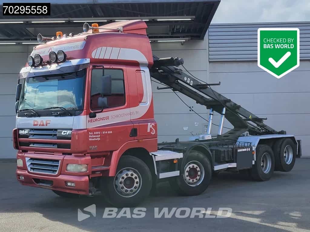 DAF CF85.380 8X2 30 Tonnes cable container system Lift-Axle Euro 3