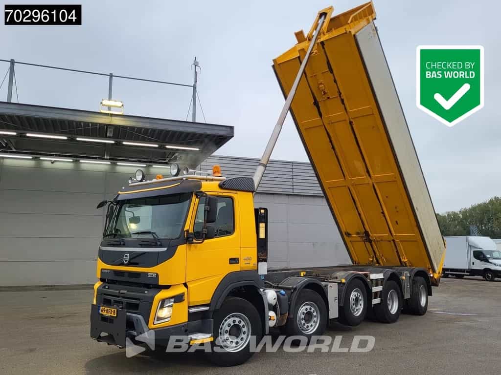 Volvo FMX FMX 460 10X4 NL-Truck APK Hyva tipper 30tons Payload covering system Euro 6