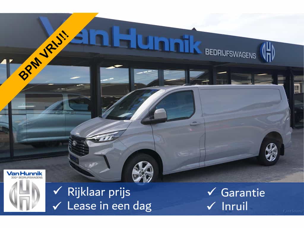 Ford Transit Custom 300L 136PK Limited BPM VRIJ!! Navi, Cam, Adap. Cruise, 16" LM!! NR. A225*