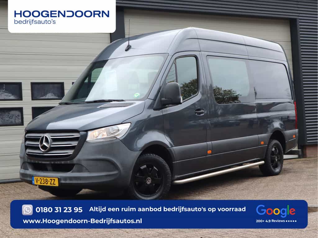Mercedes-Benz Sprinter 314 CDI Euro 6 Automaat DC 6 Pers. - L2H2 - Trekhaak 3,5t KG - Cruise
