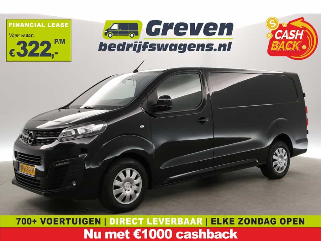 Opel Vivaro 2.0 CDTI 145PK L3H1 | Euro6 | Airco | Camera | 3-Zits | Cruise | Carplay | Navi | Parkeersens.