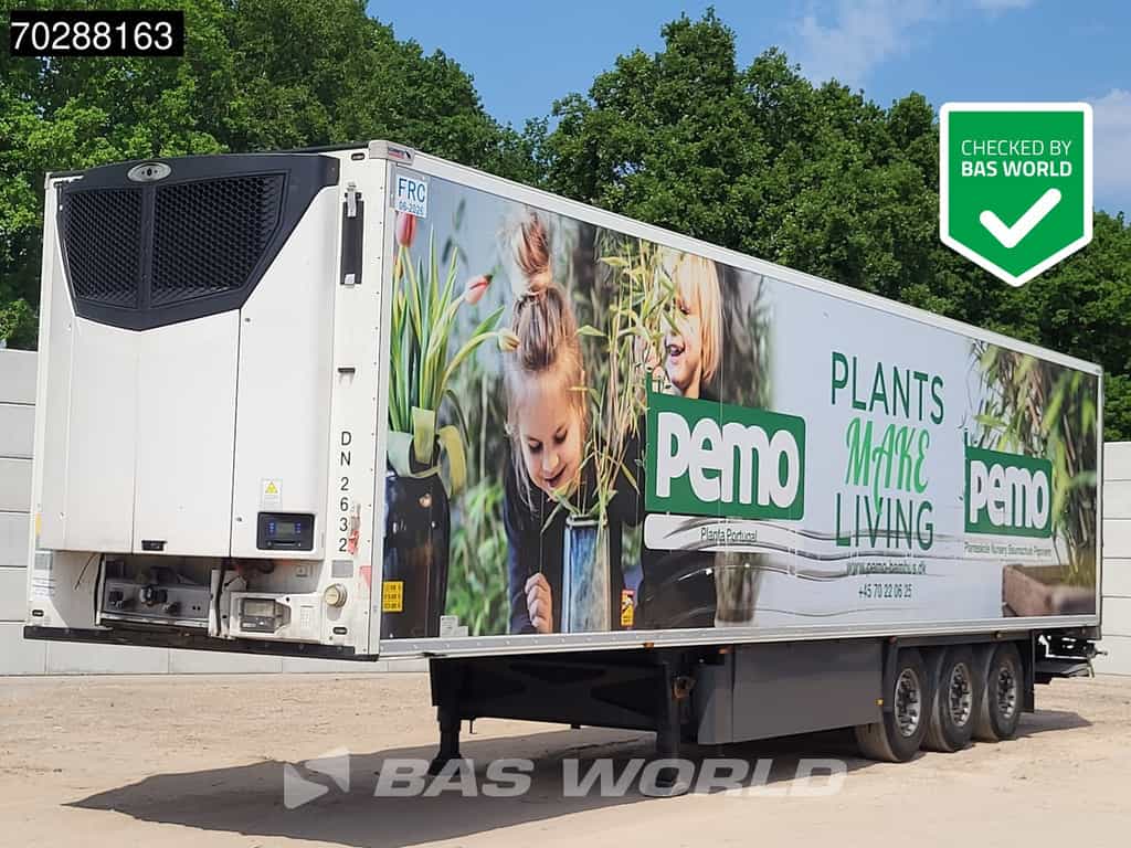 Schmitz Carrier 3 assen Doppelverdampfer Tailgate Palettenkasten Blumenbreit LBW