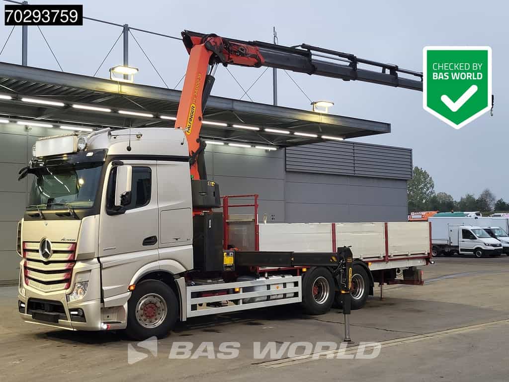 Mercedes Actros Actros 2653 6X4 Palfinger PK34002 SH Kran Crane Retarder Xenon Euro 6